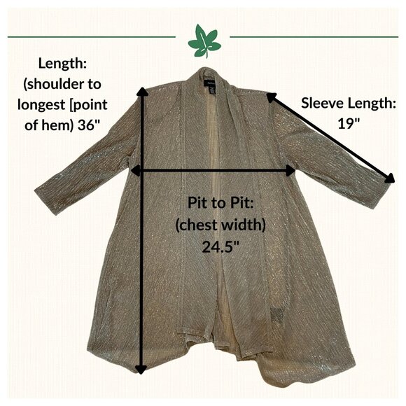 R&M Richards Metallic Champagne Dress & Jacket Set - Size 12 - Picture 8 of 13